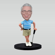 Personalized custom golf bobbleheads