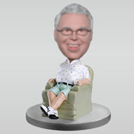 Personalized custom Grandpa bobbleheads