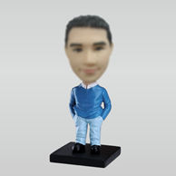 Personalized custom Handsome Boy bobbleheads