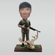 Personalized custom Hunter bobbleheads