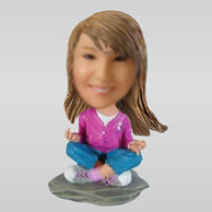 Personalized custom Meditation bobbleheads