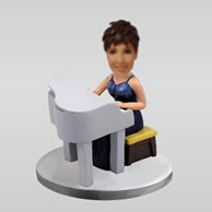 Personalized custom Pianist bobblehead