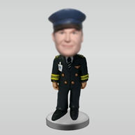 Personalized custom police man bobble heads