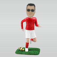 Personalized custom Rugby player bobble head