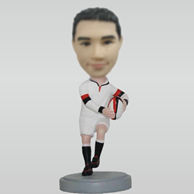 Personalized custom Rugby player bobble head doll