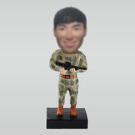 Personalized custom Soldier bobbleheads