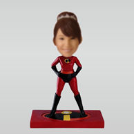 Personalized custom super girl bobbleheads