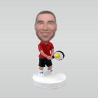 Personalized custom Tennis bobble head doll