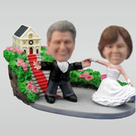 Personalized custom wedding bobblehead