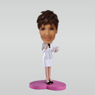 Personalized custom work bobble head doll