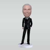 Personalized custom work man bobble head