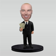 Personalized custom work man bobble head dolls