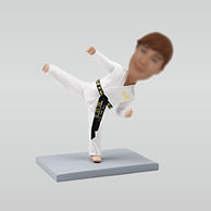 Personalized custom WTF/Taekwondo bobbleheads