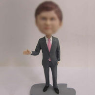 Pink tie bobble