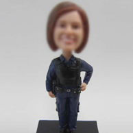 Police bobble head doll