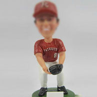 Personalized Baseball Athlete bobble head doll