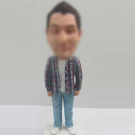 Personalized custom Casual Male bobble head dolls