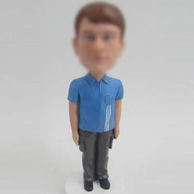 Personalized custom Casual Male bobblehead