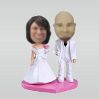 Personalized custom Classic wedding bobble heads