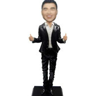 Personalized Custom Man In Suit Bobble Head 12 Inch