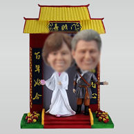 Personalized custom wedding bobblehead