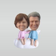 Personalized Customized couple bobbleheads