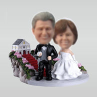 Personalized customized wedding bobbleheads