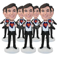 Set of 100 Identical Bobbleheads