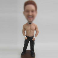 Strong man bobble head doll