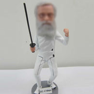 Swordplay bobble head doll