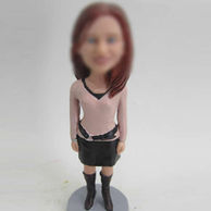 Woman bobblehead