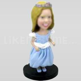 Cute Flower Girl Bobblehead-11654